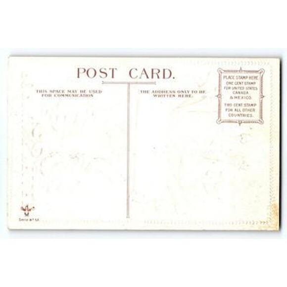 Vintage 1910s Fortune Teller Postcard by Clare Victor Dwiggins Signed Dwig - Picture 2 of 2